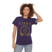 Load image into Gallery viewer, Unisex Libra Mineral Wash T-Shirt