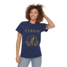 Load image into Gallery viewer, Unisex Virgo Mineral Wash T-Shirt - Runs Small *
