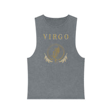 Load image into Gallery viewer, Unisex Virgo Stonewash Tank Top - Runs Small *
