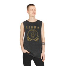 Load image into Gallery viewer, Unisex Libra Stonewash Tank Top
