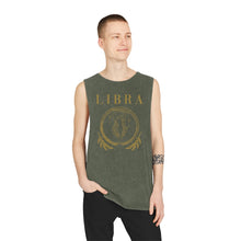 Load image into Gallery viewer, Unisex Libra Stonewash Tank Top
