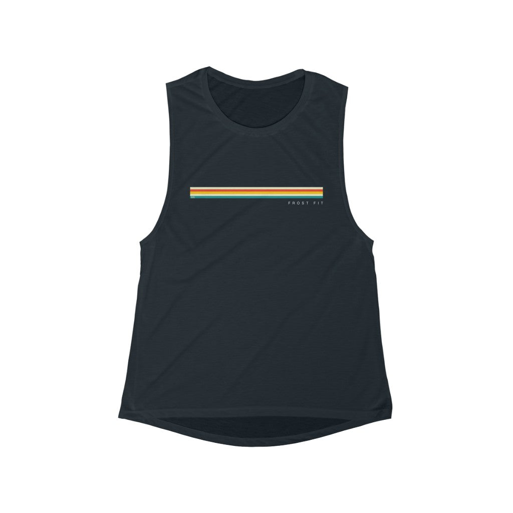 Flowy Frost Fit Muscle Tank